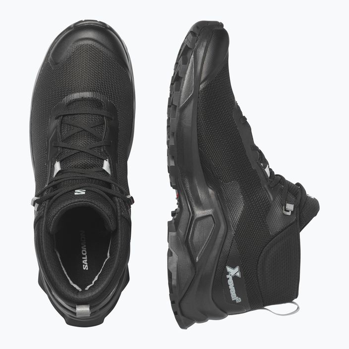 Men's trekking boots Salomon X Reveal Chukka CSWP 2 black L41762900 15