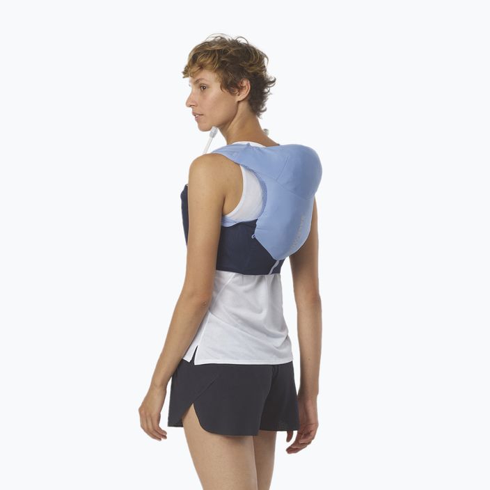 Women's running backpack Salomon ADV Skin 5W blue LC2011900 6