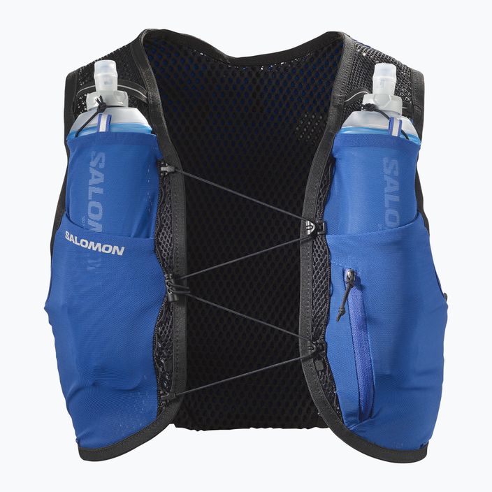 Salomon Active Skin 4 set running backpack navy blue LC2012500