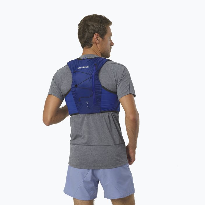 Salomon Active Skin 4 set running backpack navy blue LC2012500 4