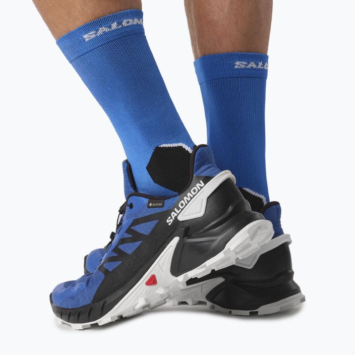 Men's running shoes Salomon Supercross 4 GTX blue L47119600 4