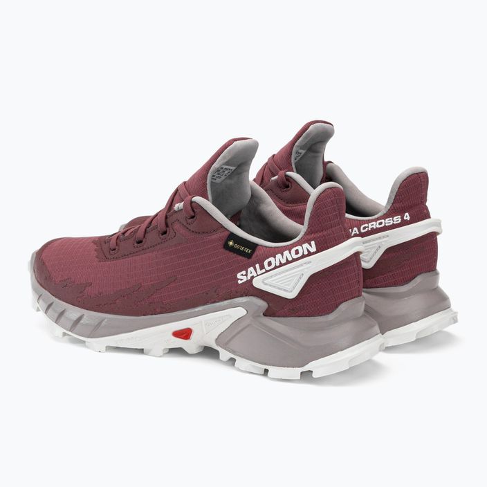 Salomon Alphacross 4 GTX women's trail shoes pink L47117400 5
