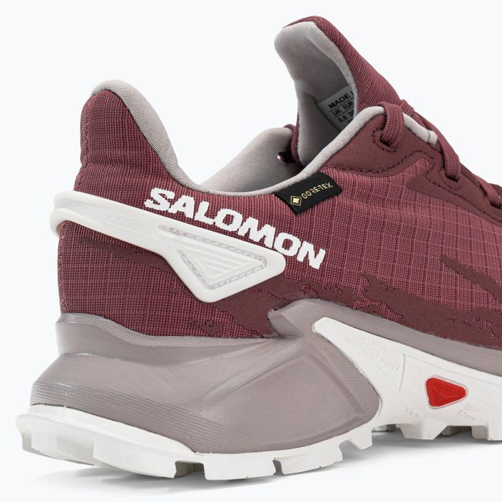 Salomon Alphacross 4 GTX women's trail shoes pink L47117400 10