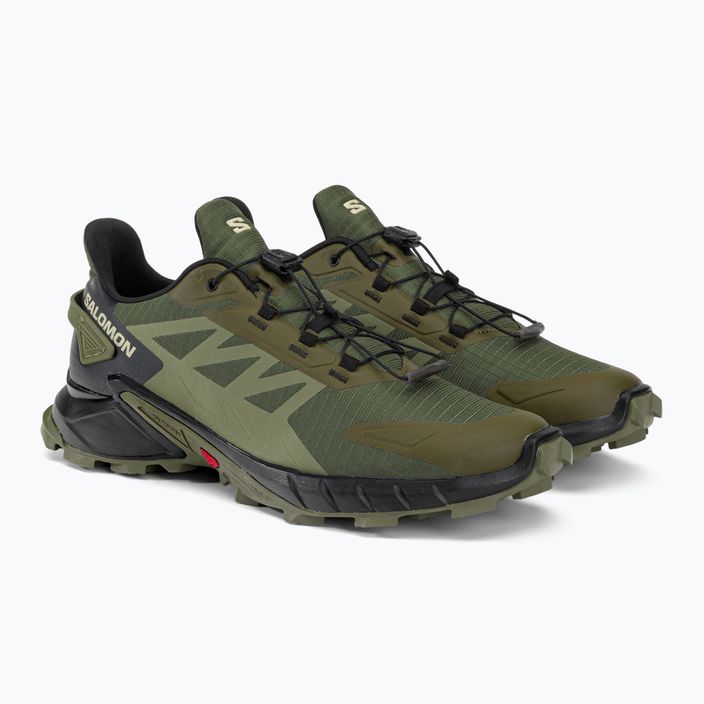 Men's running shoes Salomon Supercross 4 green L47205100 6