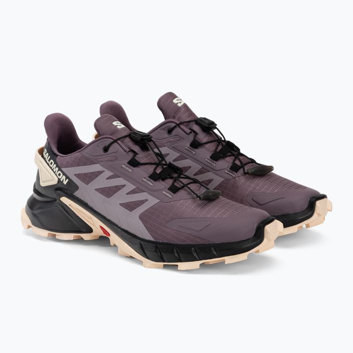 Women's running shoes Salomon Supercross 4 purple L47205200 4