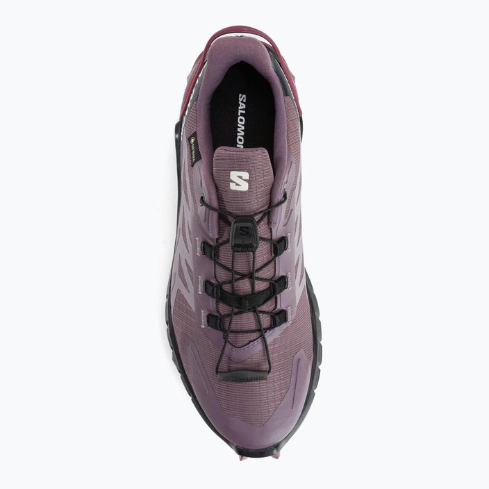 Women's running shoes Salomon Supercross 4 GTX purple L47119900 8