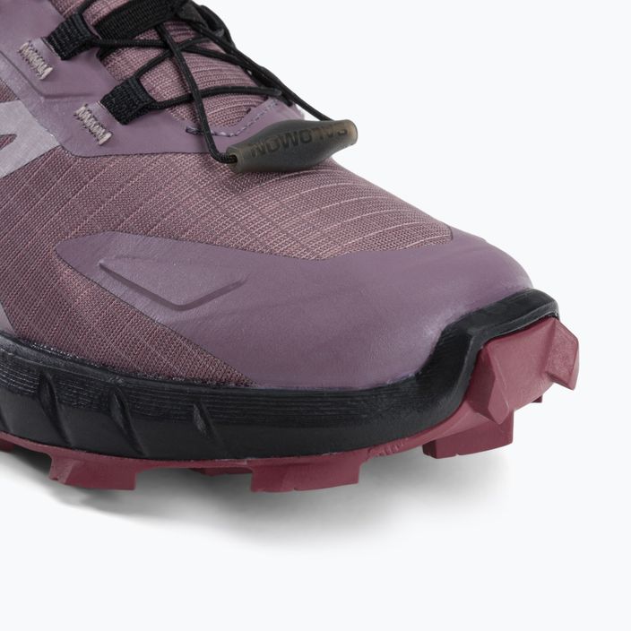 Women's running shoes Salomon Supercross 4 GTX purple L47119900 10