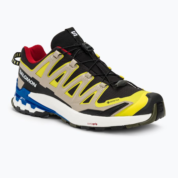 Salomon XA Pro 3D V9 GTX men's running shoes black/butter /lapis