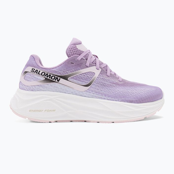 Women's running shoes Salomon Aero Glide orchid bloom/cradle pink/white 2