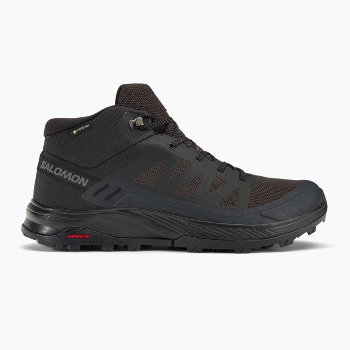 Salomon Outrise Mid GTX men's trekking boots black L47143500 2