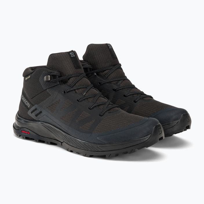 Salomon Outrise Mid GTX men's trekking boots black L47143500 4