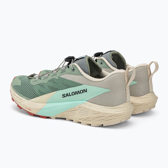 Men's running shoes Salomon Sense Ride 5 Lily Pad/Rainy Day/Bleached Aqua L47211700 5