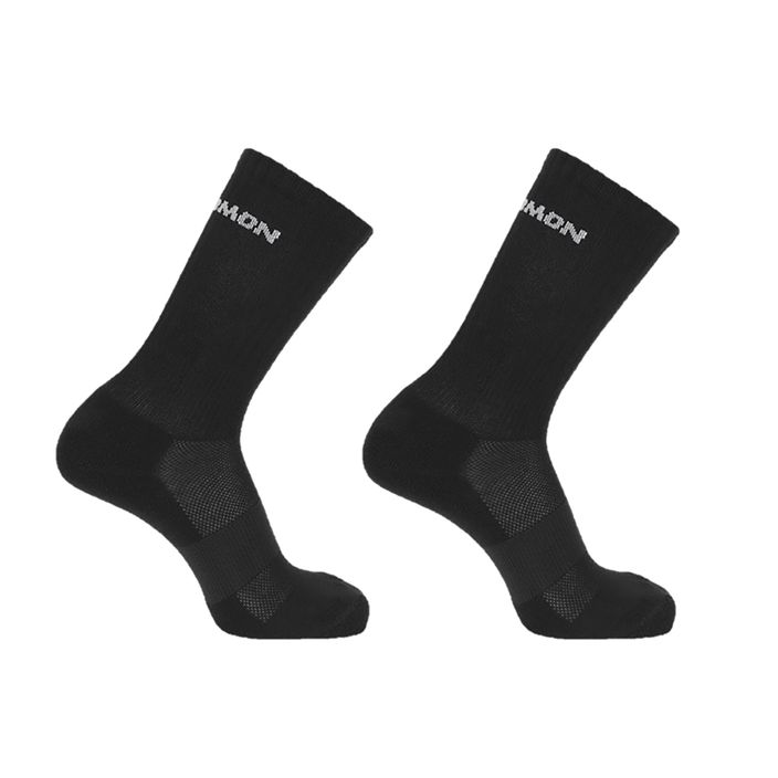 Salomon Evasion Crew 2 pairs trekking socks black/black 2