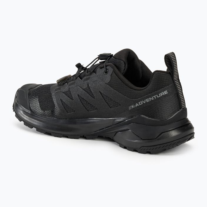 Salomon X-Adventure men's running shoes black/black/black 3