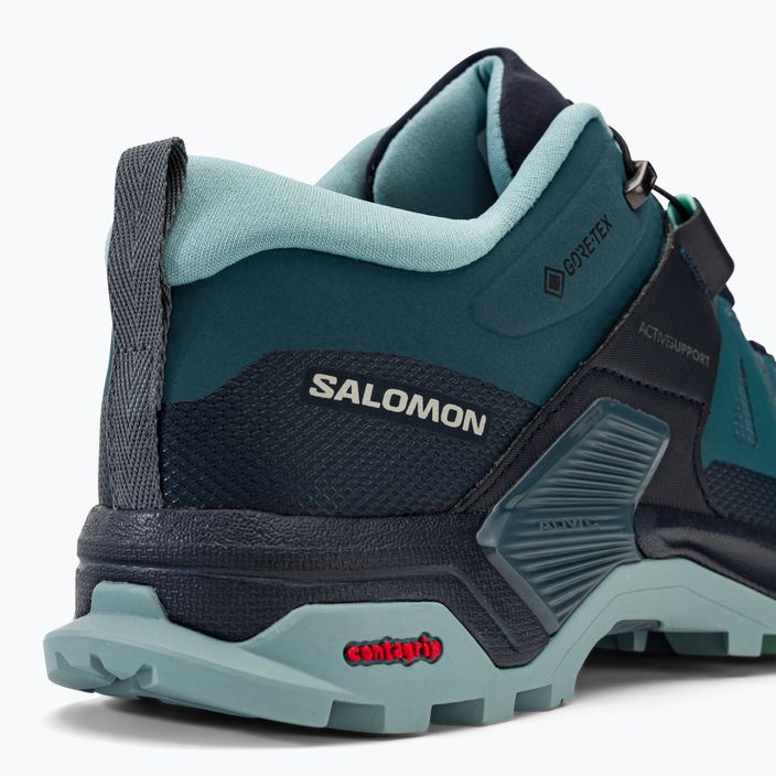 Women's trekking boots Salomon X Ultra 4 GTX navy blue L47352900 10