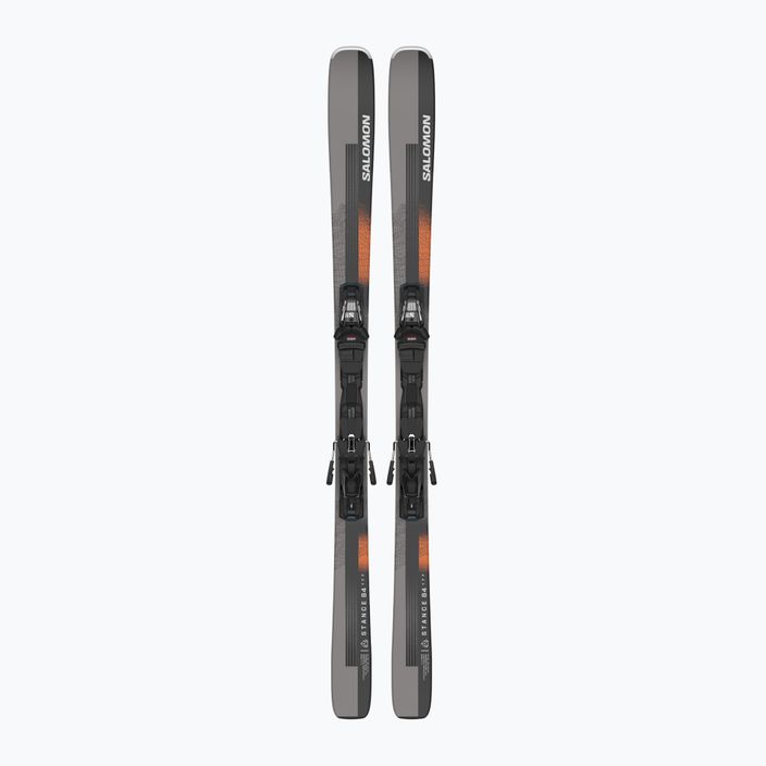 Salomon Stance 84 + M12 GW downhill skis black/neon orange/dove 6