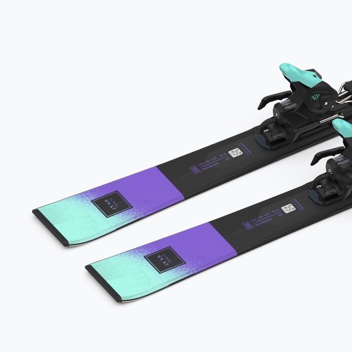 Women's downhill skis Salomon S/Max N6 XT + M10 GW black/paisley purple/beach glass 10