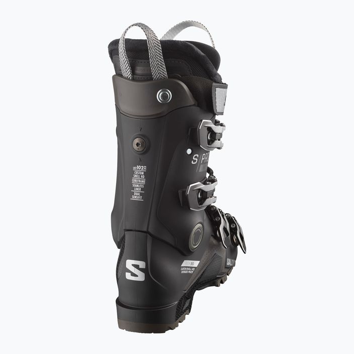 Women's ski boots Salomon S Pro HV 90 W black/silver met./beluga 8