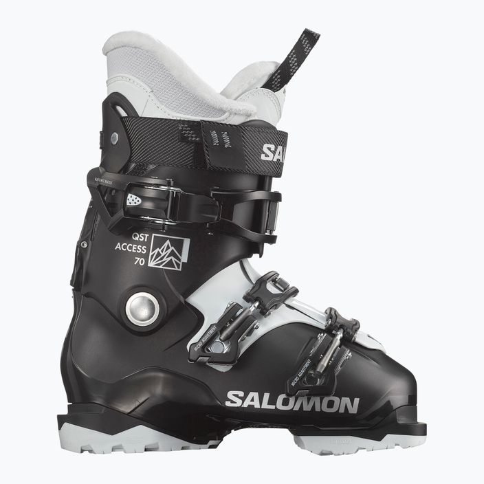 Women's ski boots Salomon QST Access 70 W black/white/beluga 6