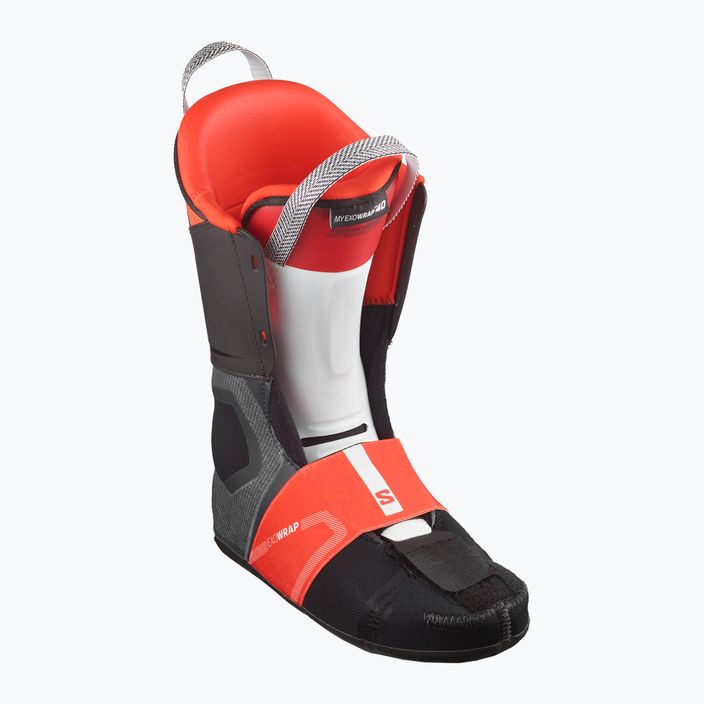 Men's ski boots Salomon S Pro Supra Boa 120 gray aurora/black/red 10
