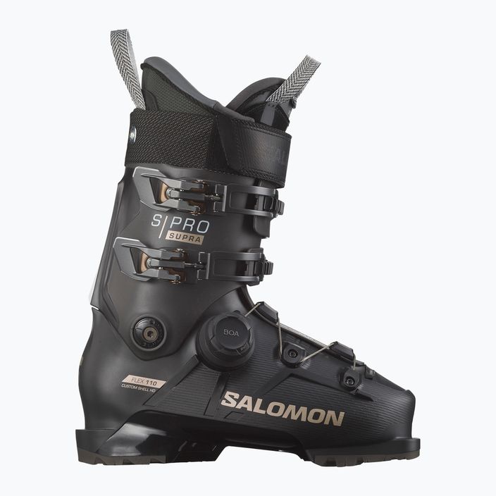 Men's ski boots Salomon S Pro Supra Boa 110 black/beluga/titanium met. 6
