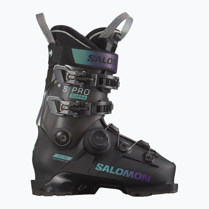 Women's ski boots Salomon S Pro Supra Boa 95 W black/beluga/spearmint 6