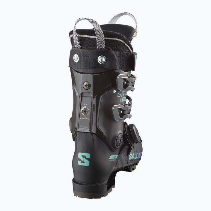 Women's ski boots Salomon S Pro Supra Boa 95 W black/beluga/spearmint 8