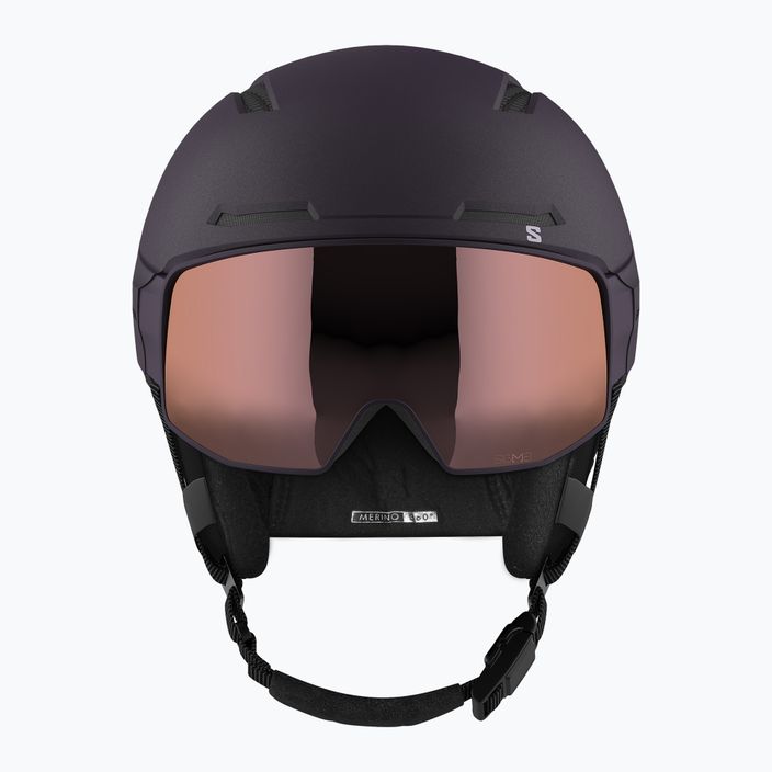 Salomon Driver Prime Sigma Plus S2/S3 night shade/silver pink/sky blue ski helmet 10