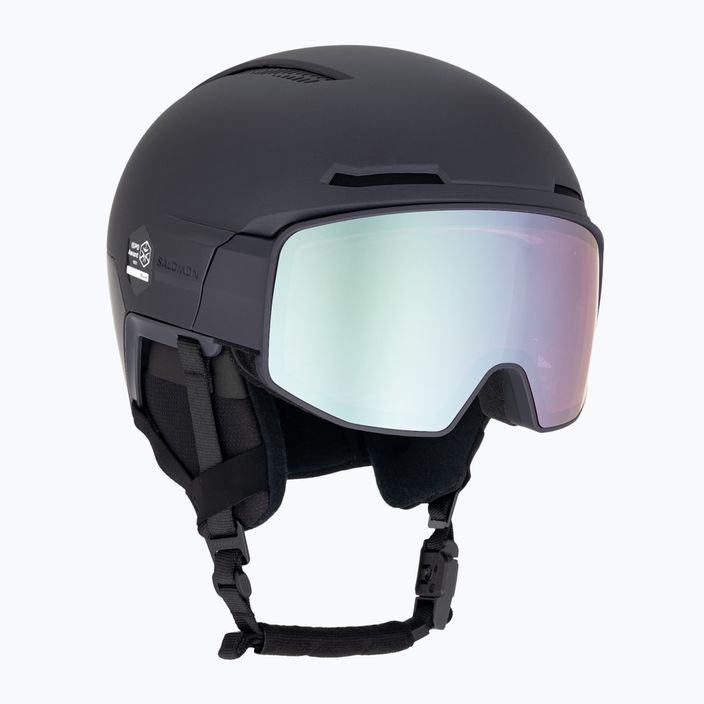 Salomon Driver Prime Sigma Plus S2/S3 night shade/silver pink/sky blue ski helmet