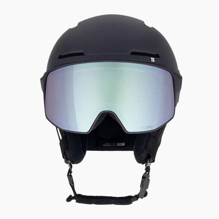 Salomon Driver Prime Sigma Plus S2/S3 night shade/silver pink/sky blue ski helmet 2