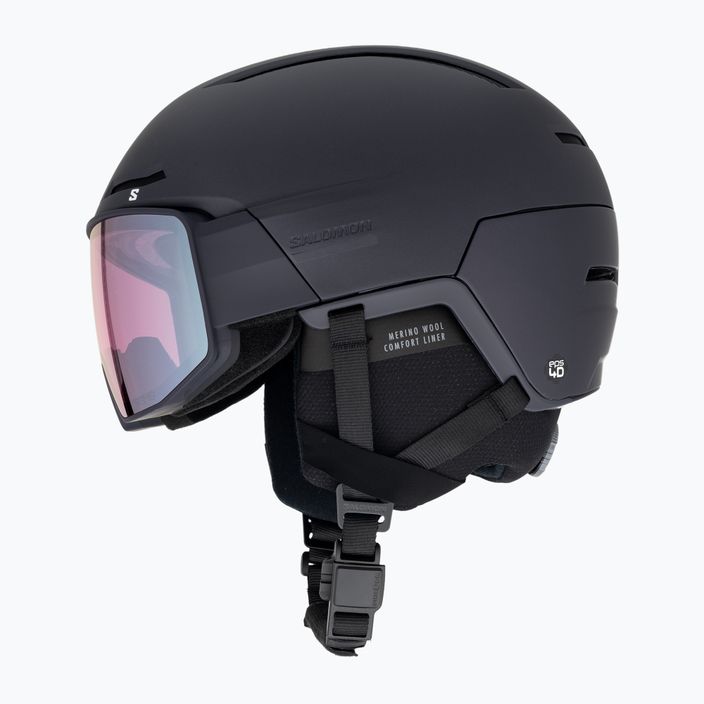 Salomon Driver Prime Sigma Plus S2/S3 night shade/silver pink/sky blue ski helmet 5