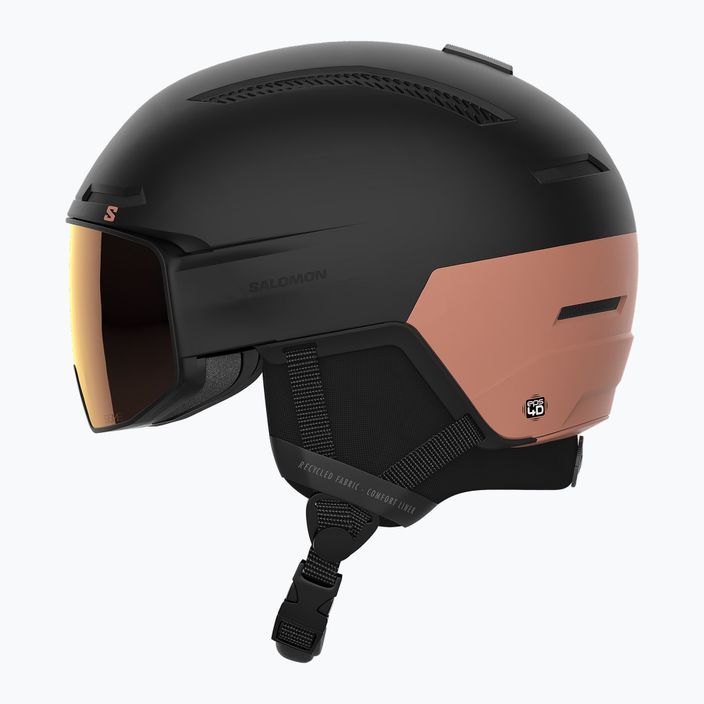 Salomon Driver Pro Sigma S2 ski helmet black/rose/gold 8
