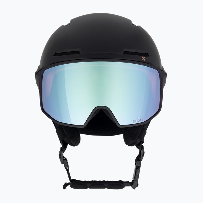 Salomon Driver Pro Sigma S2 ski helmet black/rose/gold 2