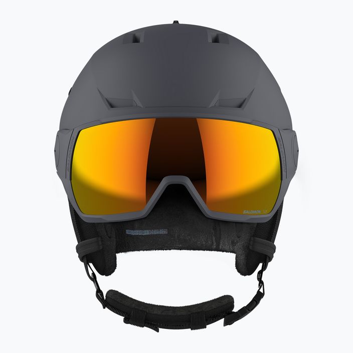 Salomon Pioneer LT Visor S2 ski helmet ebony/red 6
