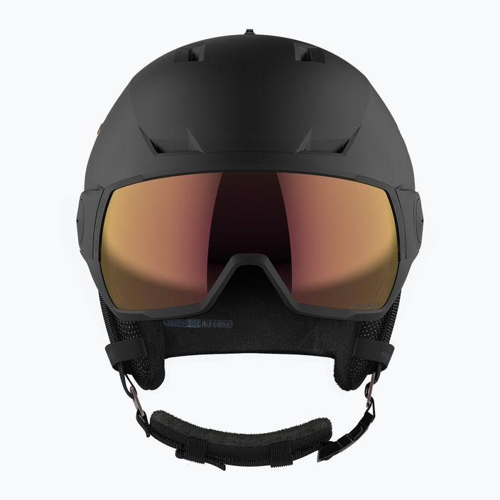 Ski helmet Salomon Icon LT Visor S2 black/pink/gold 6