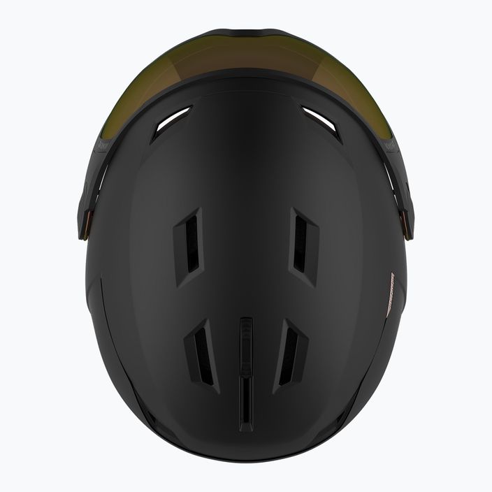 Ski helmet Salomon Icon LT Visor S2 black/pink/gold 9