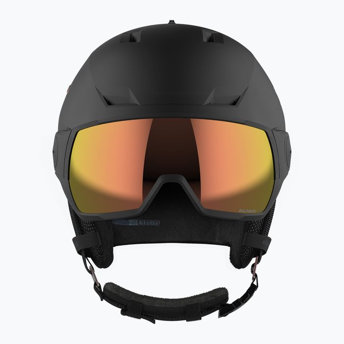 Ski helmet Salomon Icon LT Visor Photo S1-S3 black/pink/gold