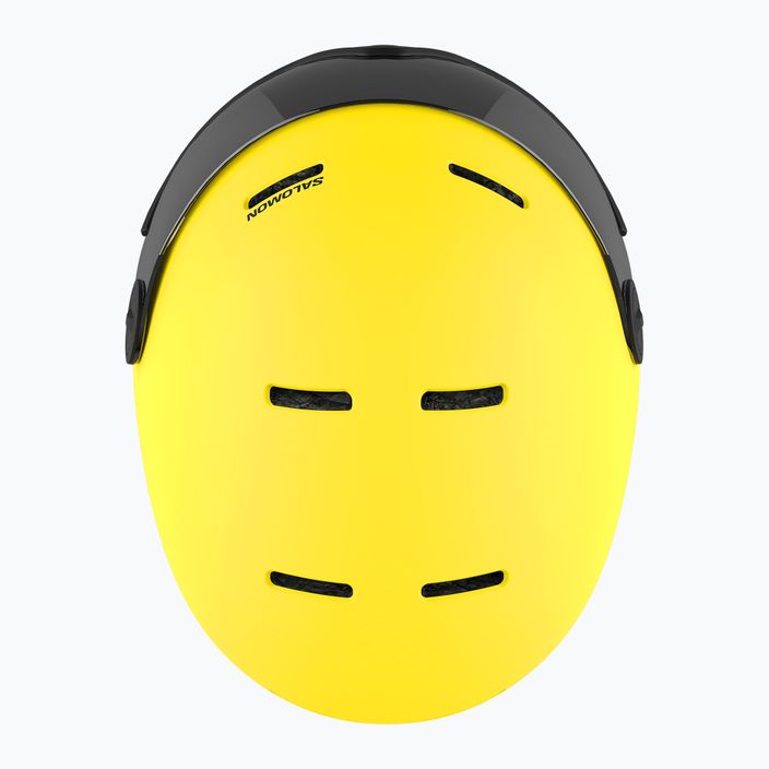 Children's ski helmet Salomon Orka Visor vibrant yellow 9