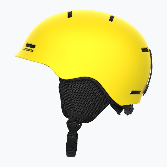 Salomon Orka vibrant yellow children's ski helmet 7