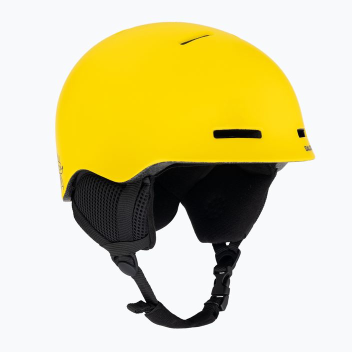 Salomon Orka vibrant yellow children's ski helmet