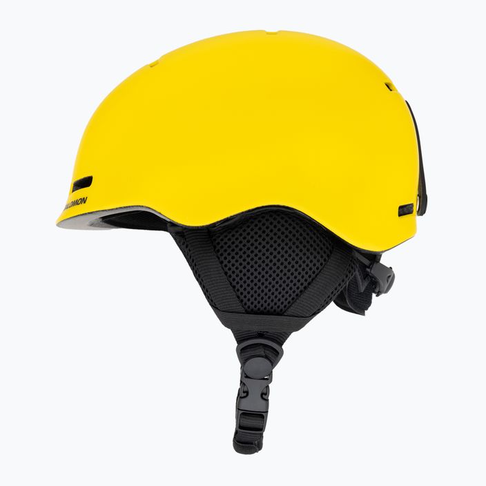 Salomon Orka vibrant yellow children's ski helmet 5