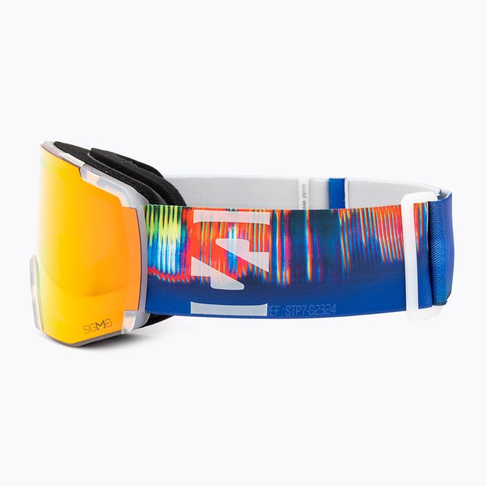Salomon S View Sigma translucent frozen/poppy red ski goggles 4
