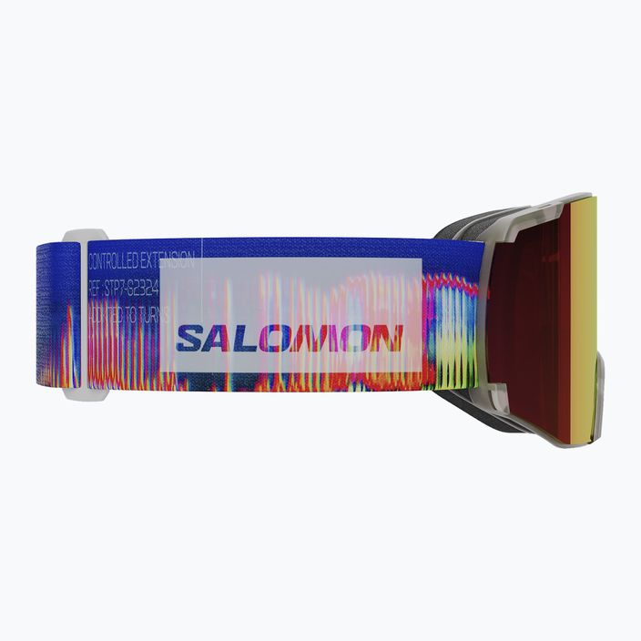 Salomon S View Sigma translucent frozen/poppy red ski goggles 7