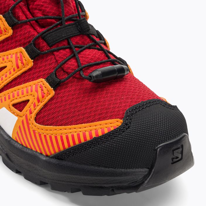 Salomon Xa Pro V8 CSWP red/black/opeppe children's trekking shoes 7