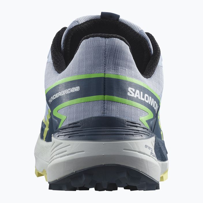 Salomon Thundercross heather/flint stone/charlock women's running shoes 14