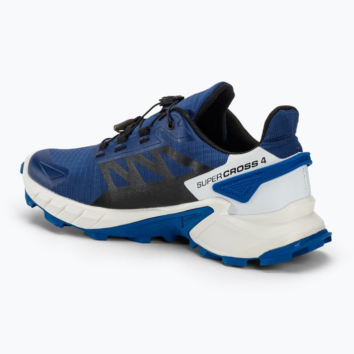 Men's Salomon Supercross 4 blue print/black/lapis running shoes 3