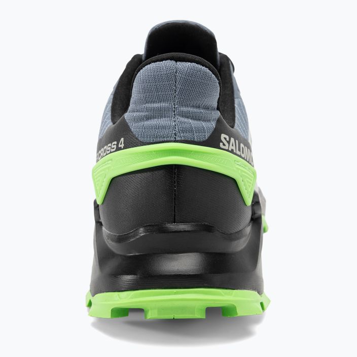Salomon Supercross 4 men's running shoes flint stone/black/green gecko 8