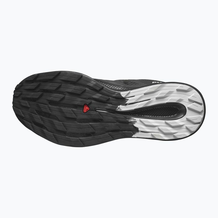 Men's Salomon Pulsar Trail running shoes black/black/green gecko 15