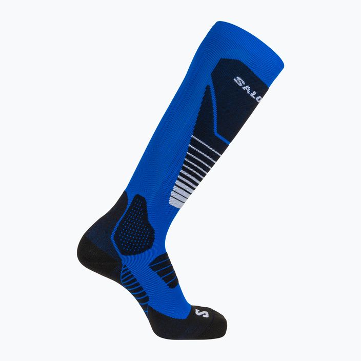 Salomon S/Pro ski socks black/dazzling blue/white 5