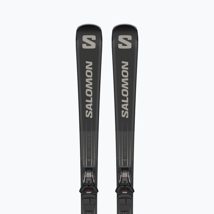 Downhill skis Salomon S/Max 8 LTD + M10 GW black/silver met. 6